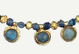 blue and gold Roman necklace, approx. 2000 years old